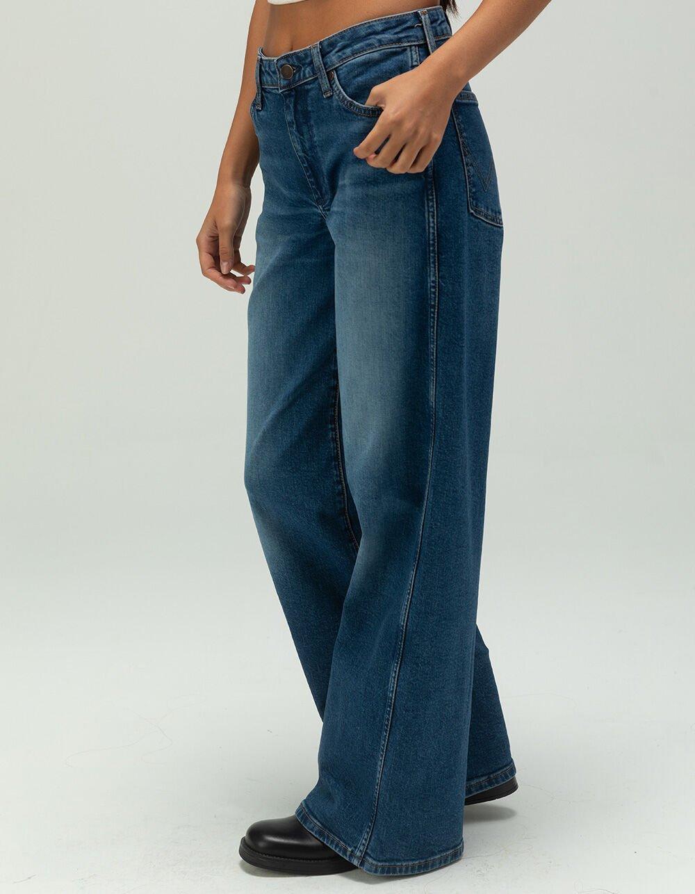 WRANGLER Worldwide Mid Rise Wide Leg Womens Jeans Product Image