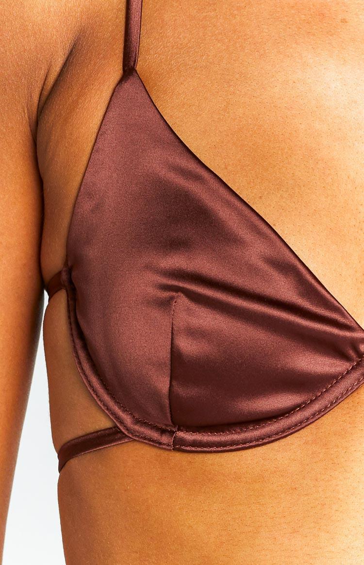Maffie Brown Crop Top Product Image