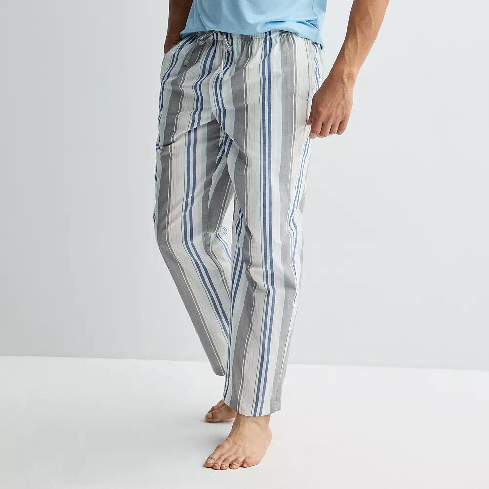 Men's Sonoma Goods For Life® Woven Pajama Pants, Size: Large, Multi Color Stripe Product Image