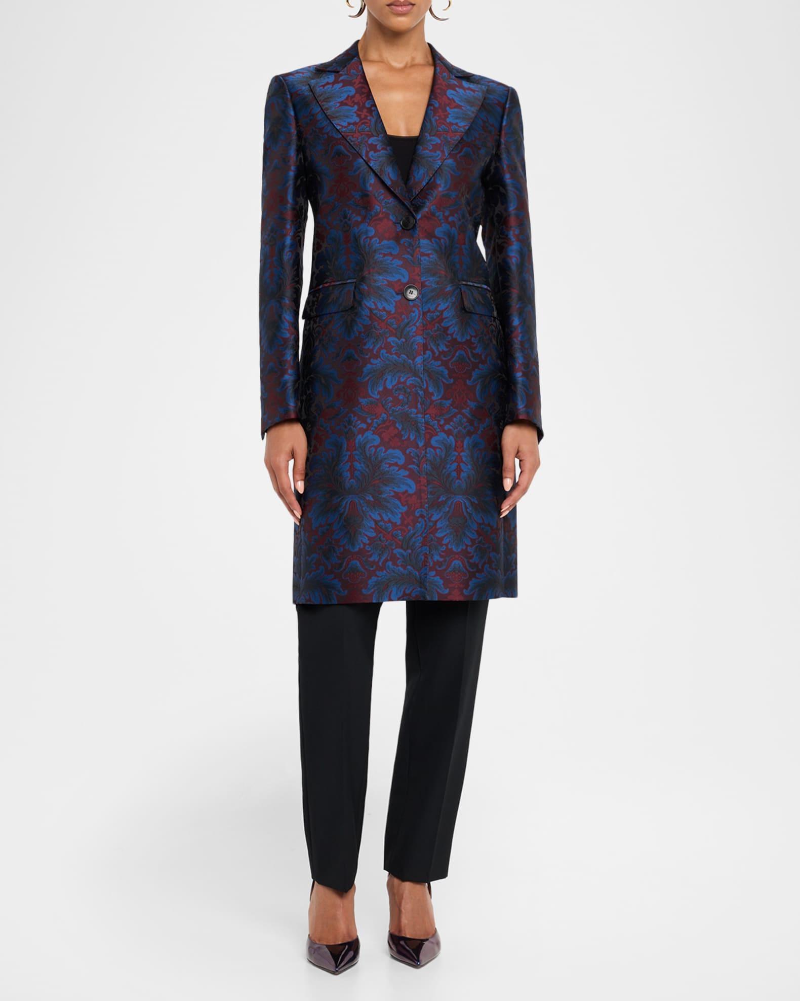 Brocade Single-Breasted Jacket Product Image