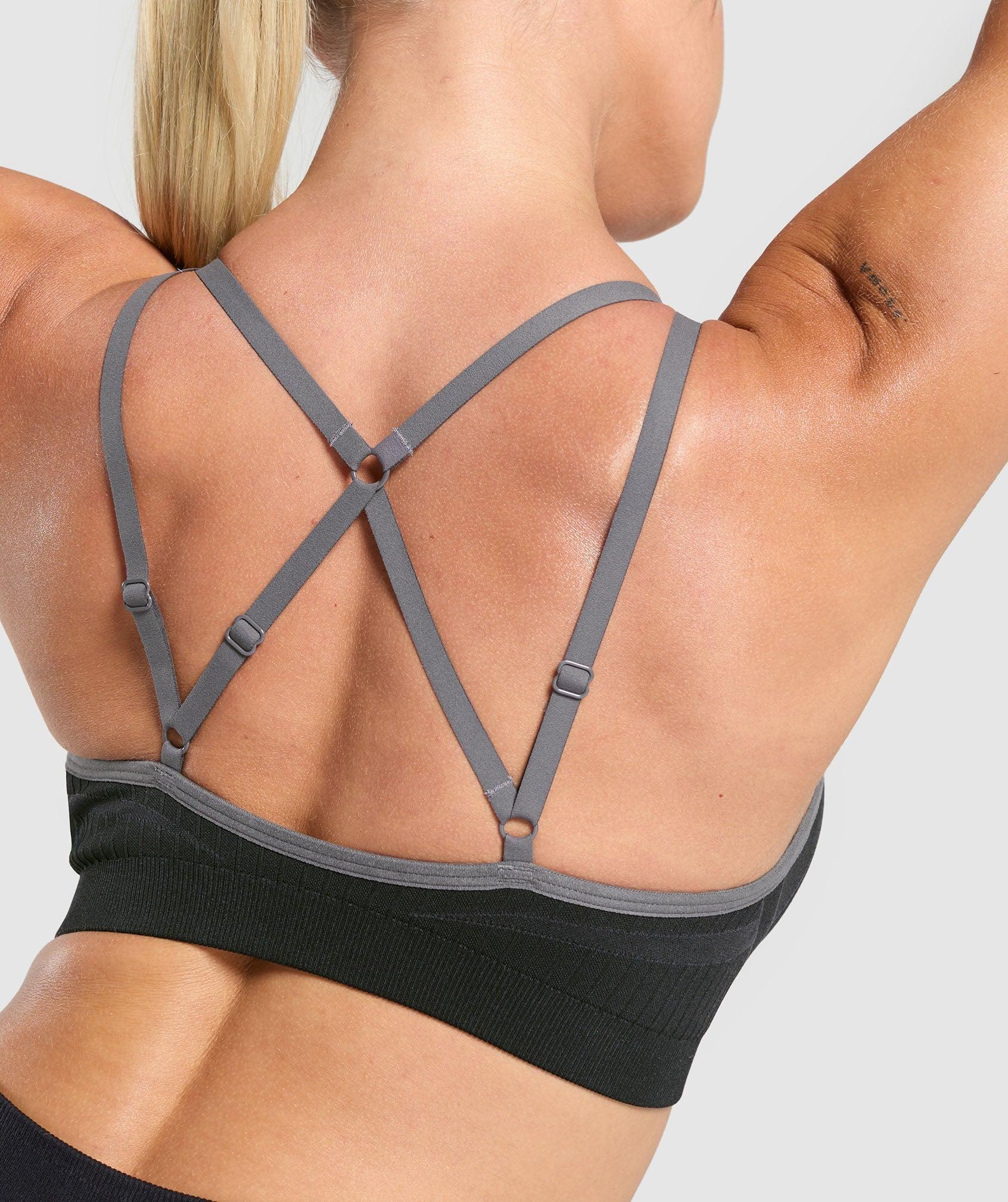 Apex Contrast Sports Bra Product Image