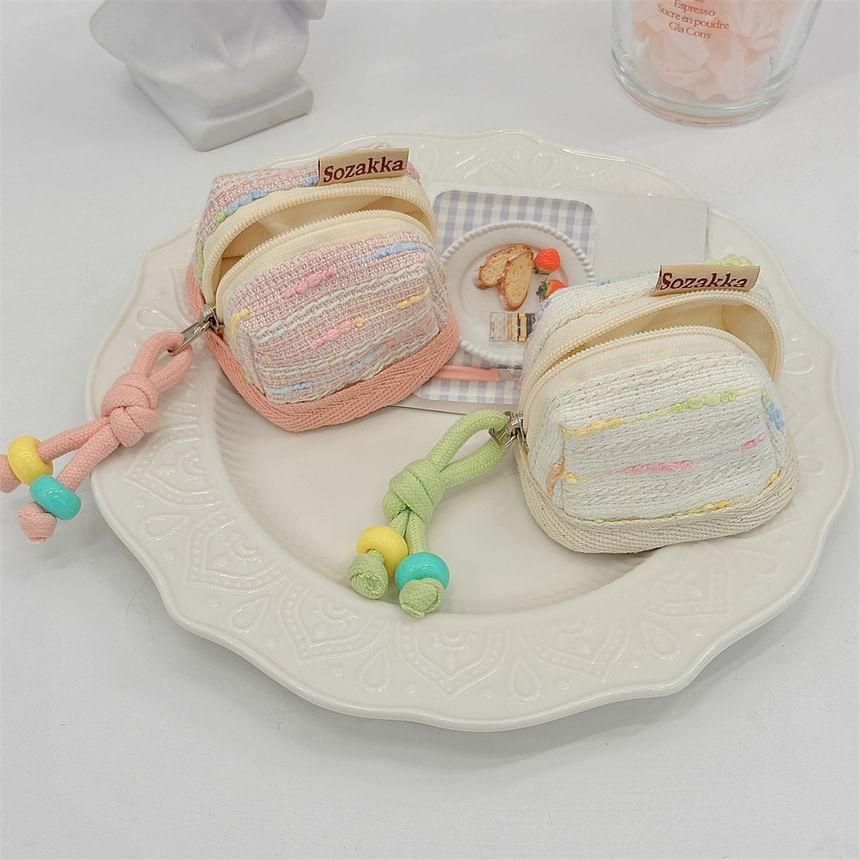 Striped Earphone Pouch Product Image