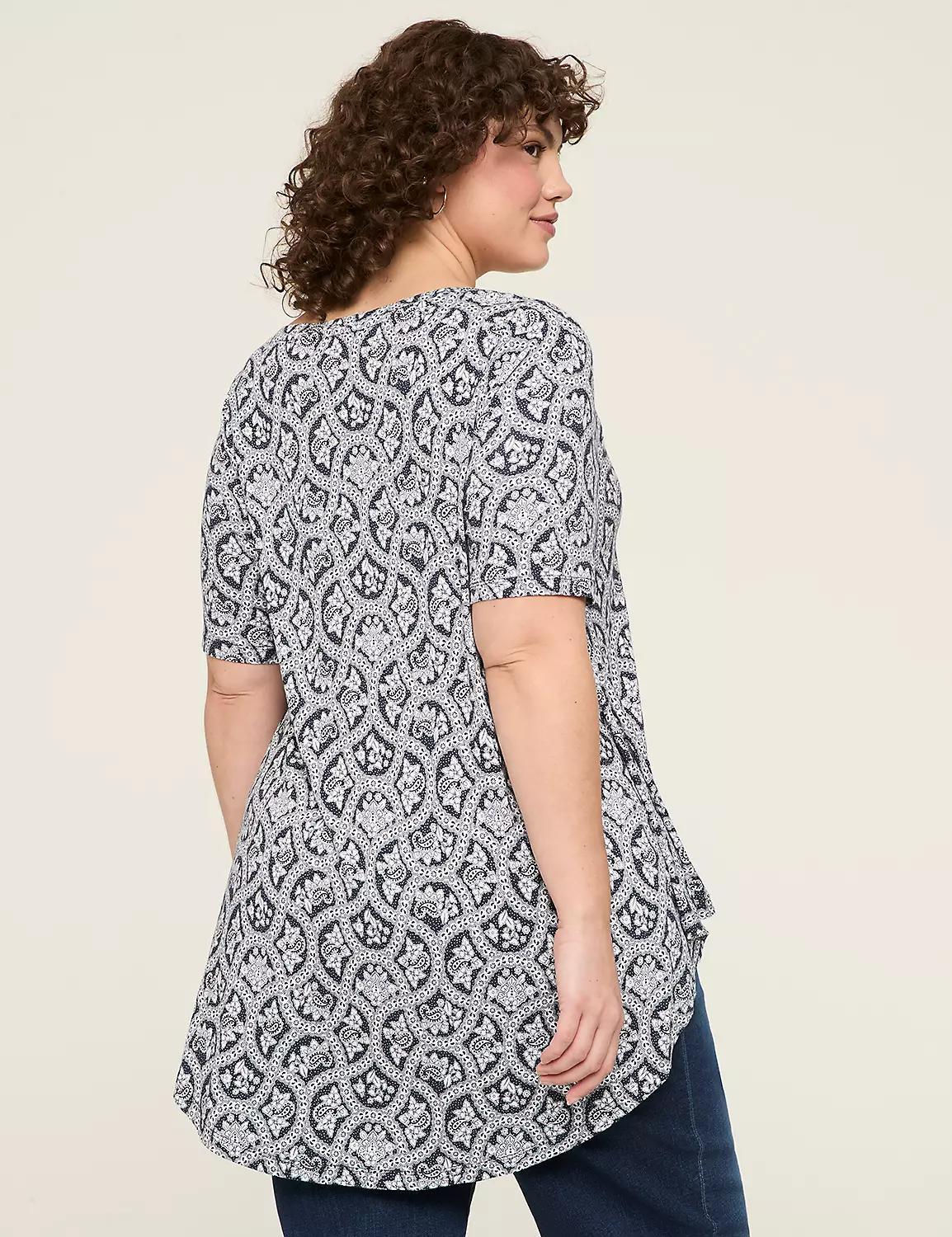 Max Swing Perfect Sleeve Boatneck Tee Product Image