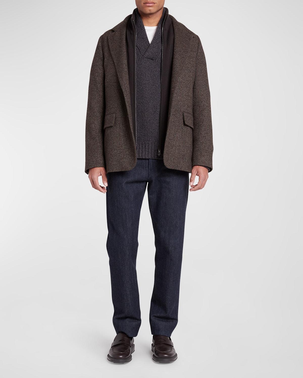 Mens Sefton Wool-Cashmere Two-Button Sport Coat Product Image