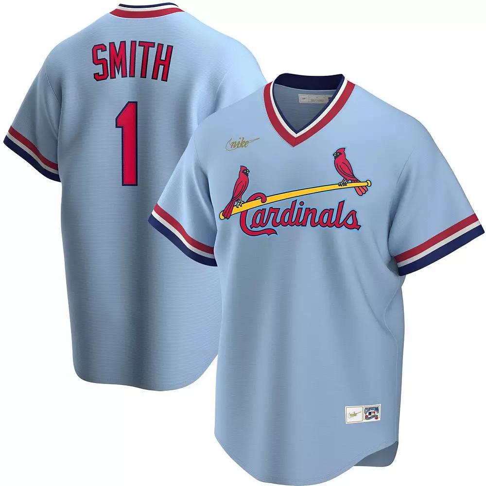 Nike Mens MLB St. Louis Cardinals (Ozzie Smith) Cooperstown Baseball Jersey | C267UCP-OS1 Product Image