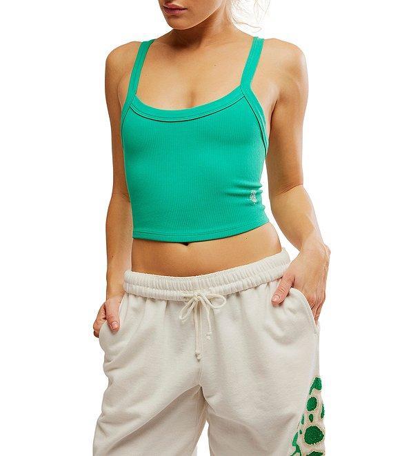 Free People FP Movement All Clear Solid Scoop Neckline Sleeveless Cami Product Image