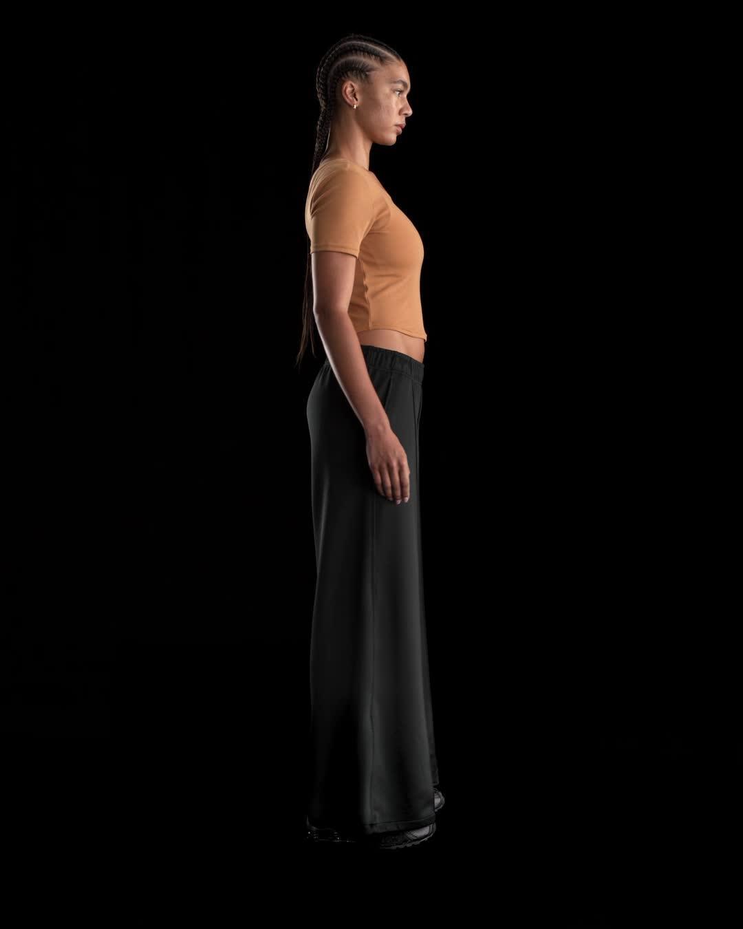 Womens Nike Sportswear Mid-Rise Wide-Leg Track Pants | IH8514-010 Product Image