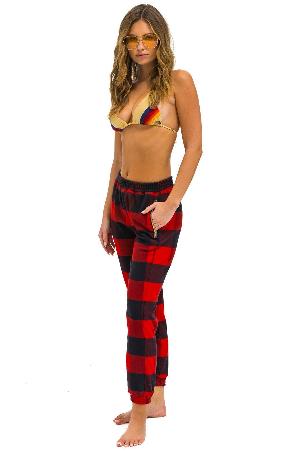 PLAID LODGE PANT - BUFFALO PLAID Female Product Image