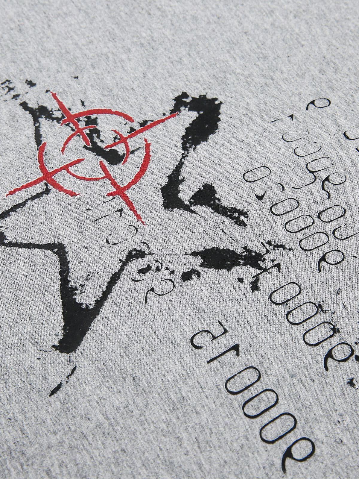 Aelfric Eden Blurring Print Two Layer Long Sleeve Tee Product Image