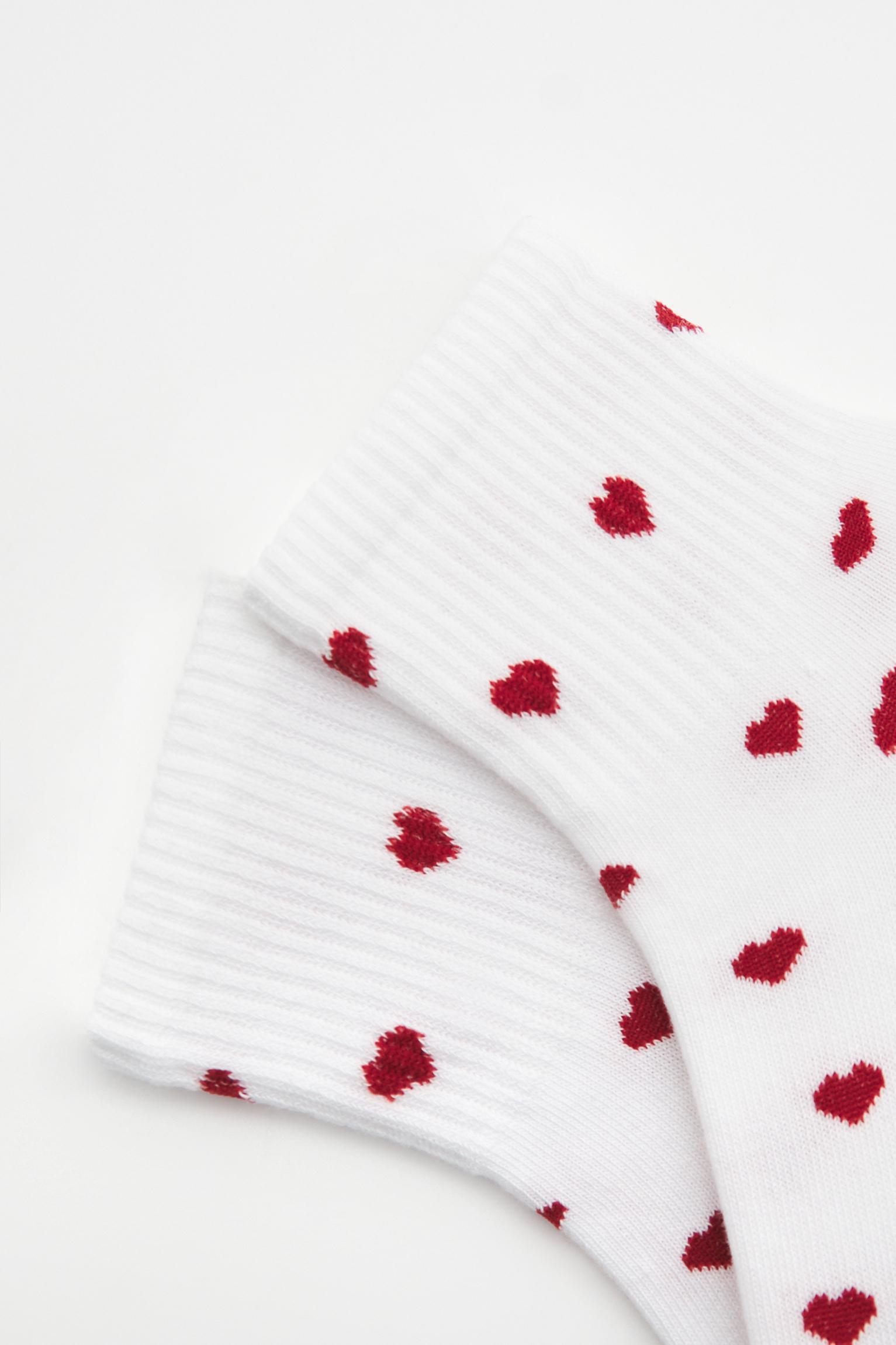 Sport socks with hearts Product Image