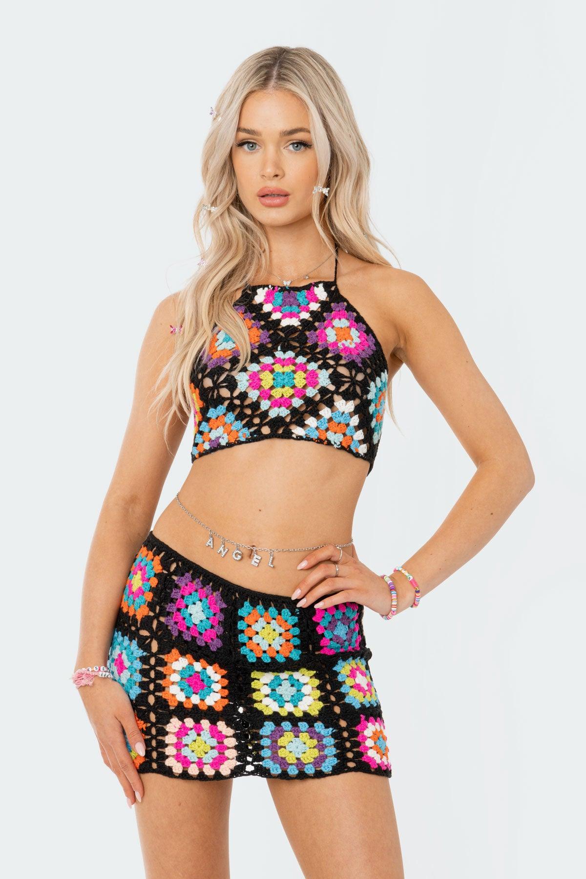 Crochet Crush Halter Top Product Image