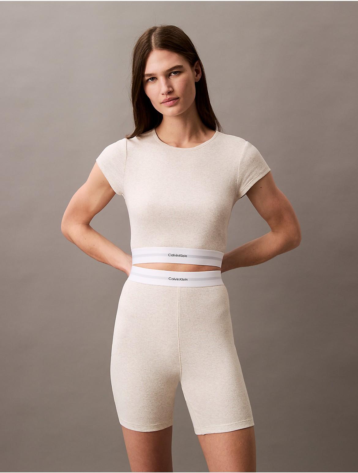 Cotton Stretch Rib Bike Shorts Product Image