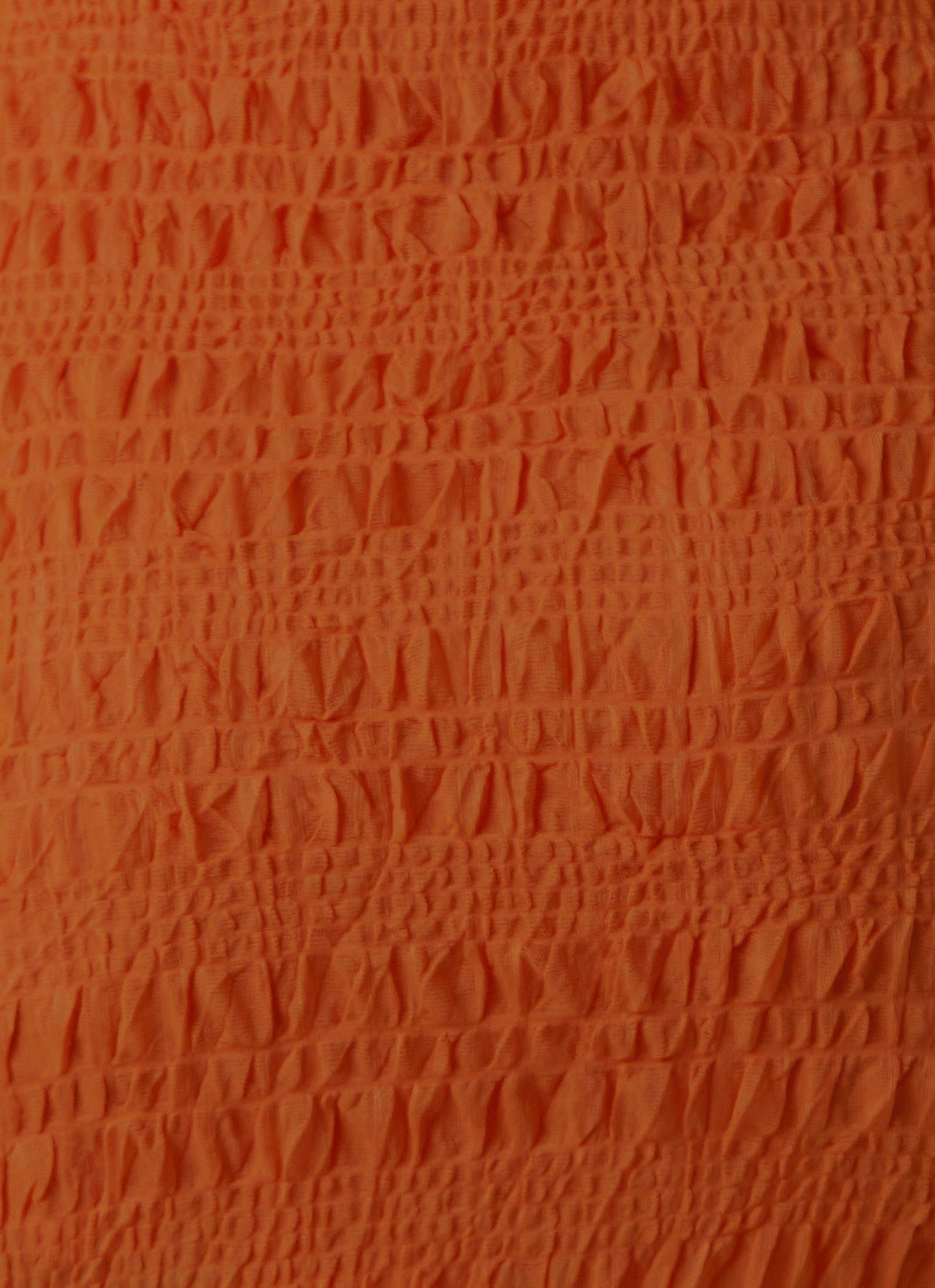 My Type Ruched Mini Skirt - Papaya Product Image