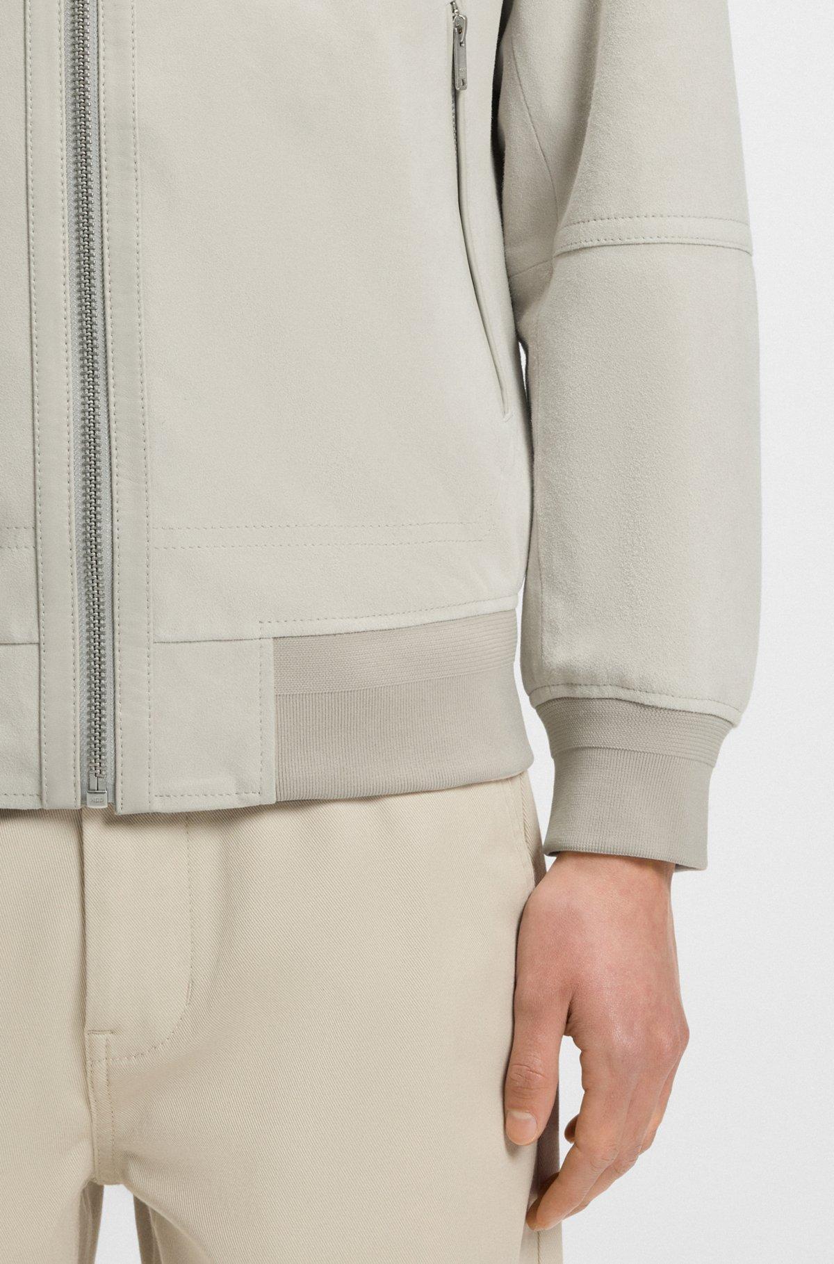 Regular-fit jacket in suede Product Image