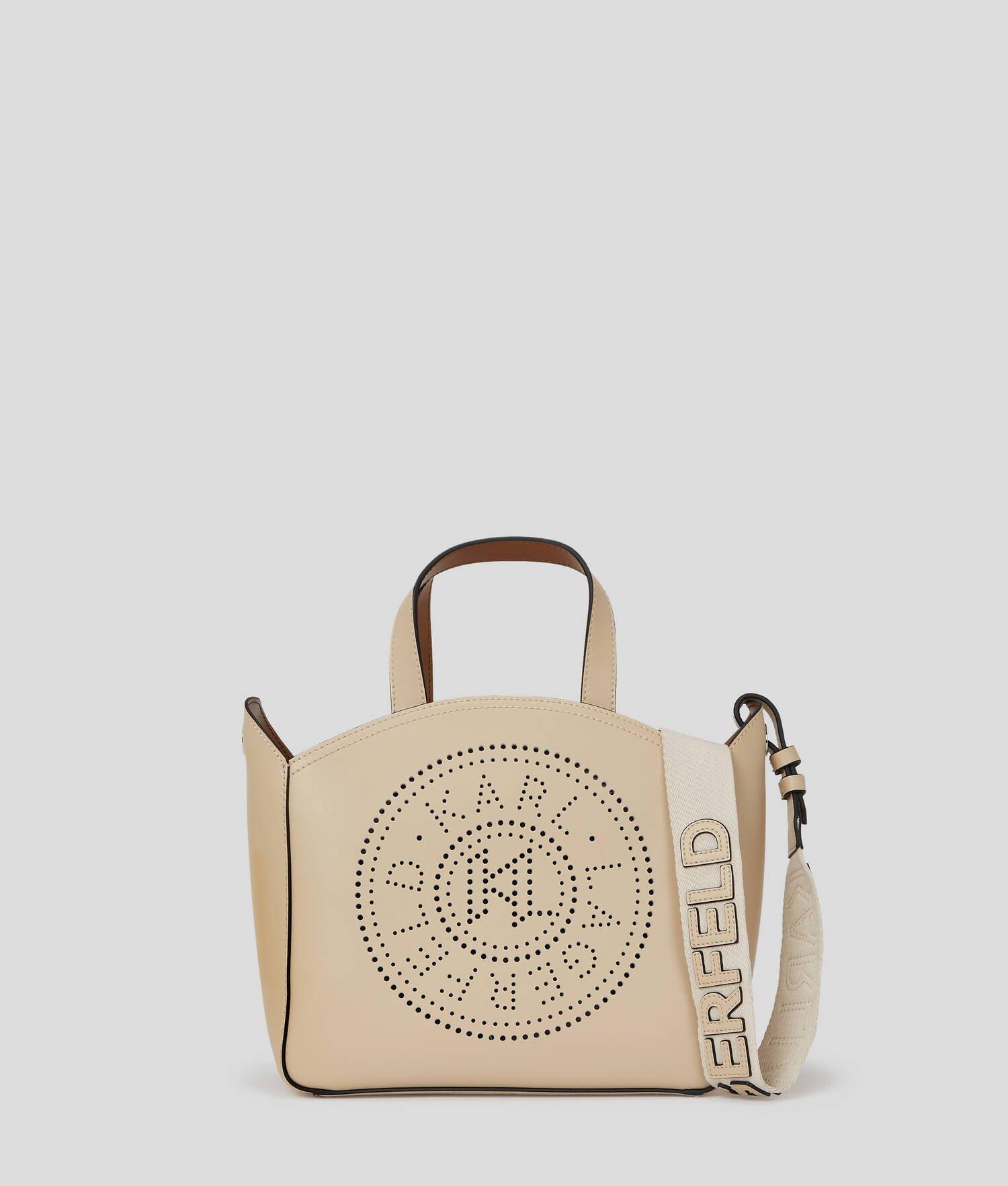 K/CIRCLE PERFORATED SMALL TOTE BAG Product Image