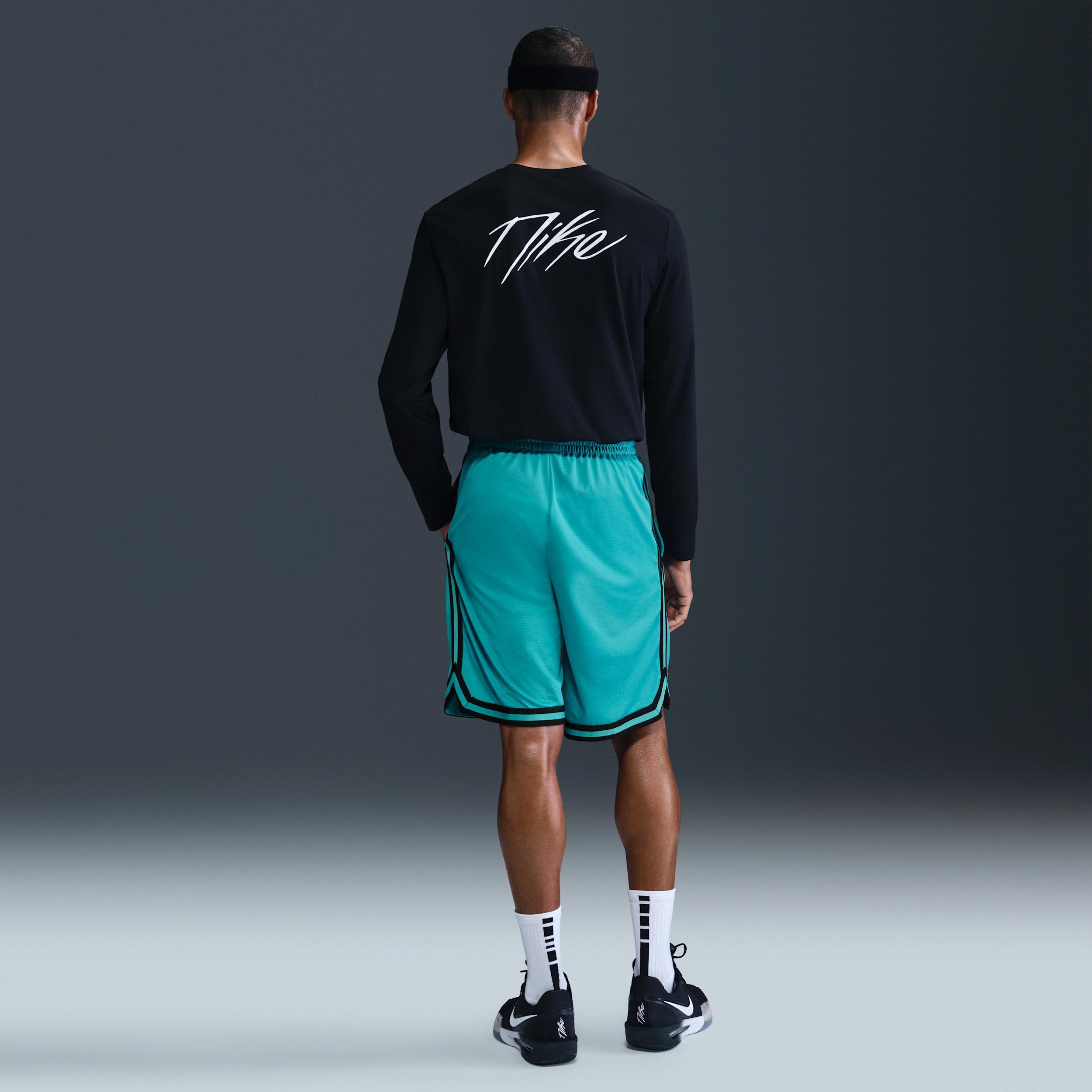 Nike Mens DNA Dri-FIT 10 Basketball Shorts | FN2604-345 Product Image