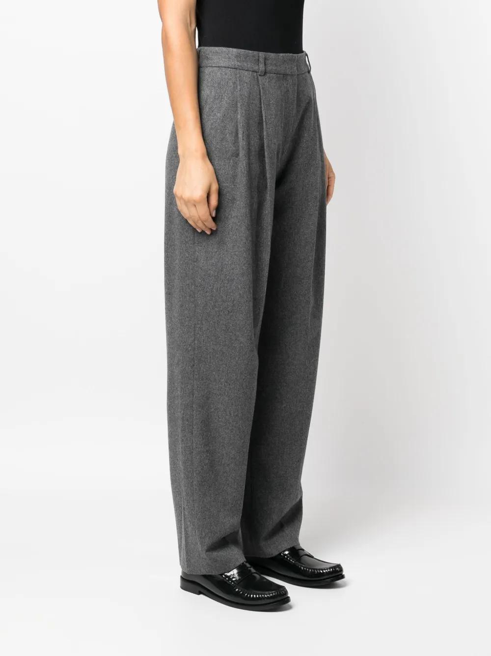 double-pleated tailored trousers Product Image