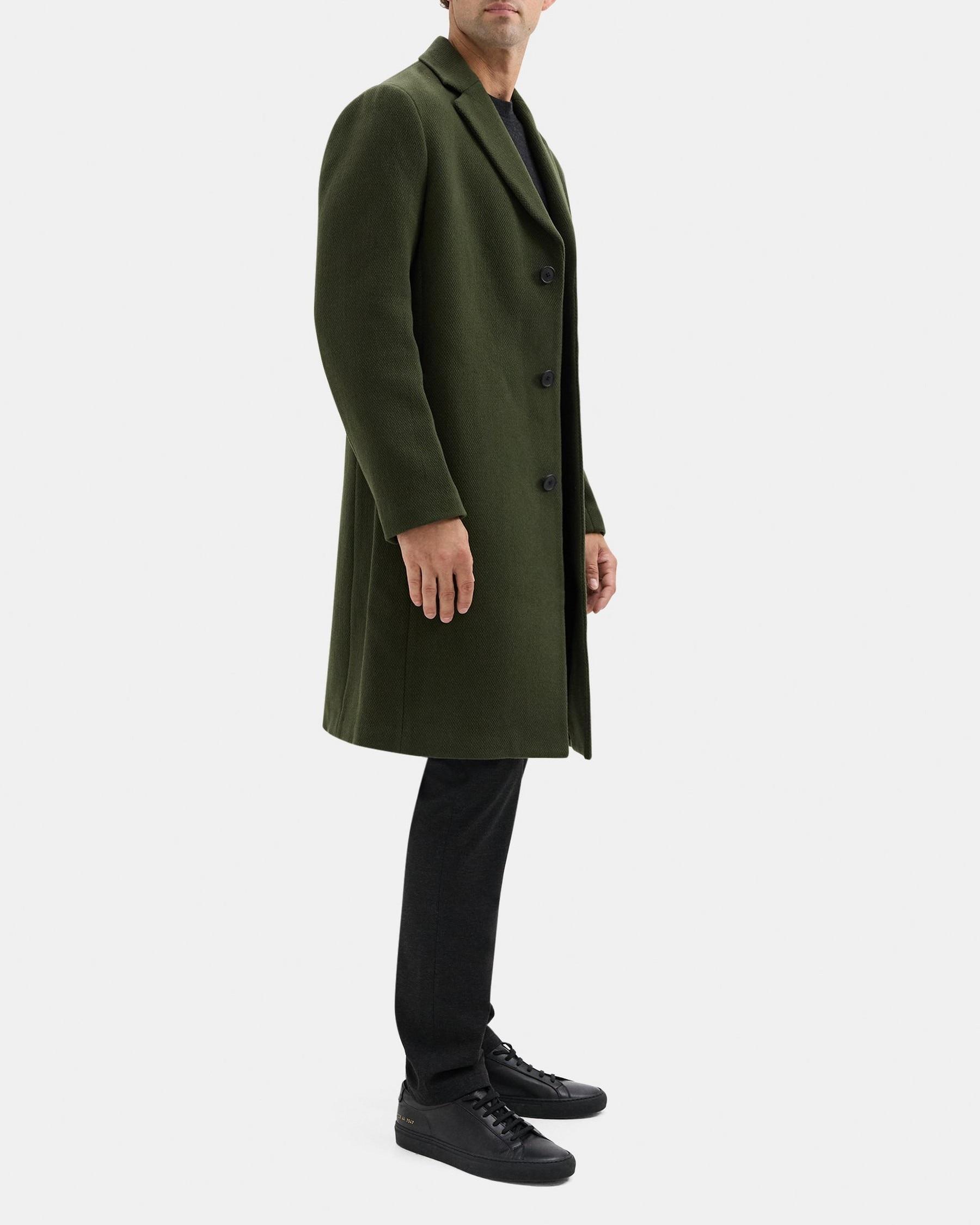 Tailored Coat in Wool-Blend Product Image