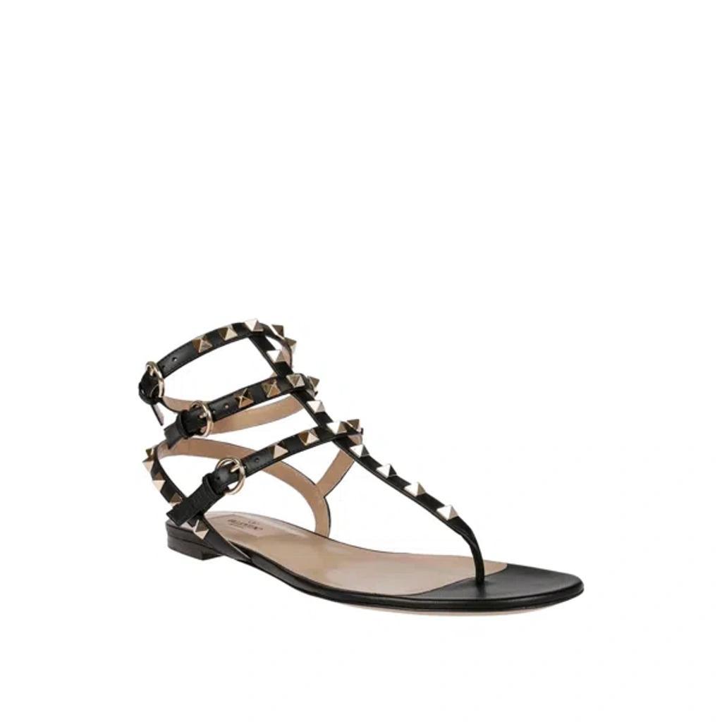 Rockstud Flip-flop Sandals In Black Product Image