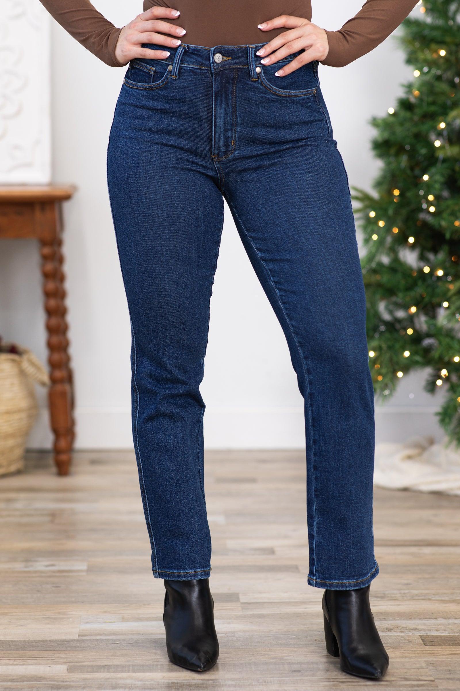 Judy Blue Tummy Control Straight Leg Jeans Product Image