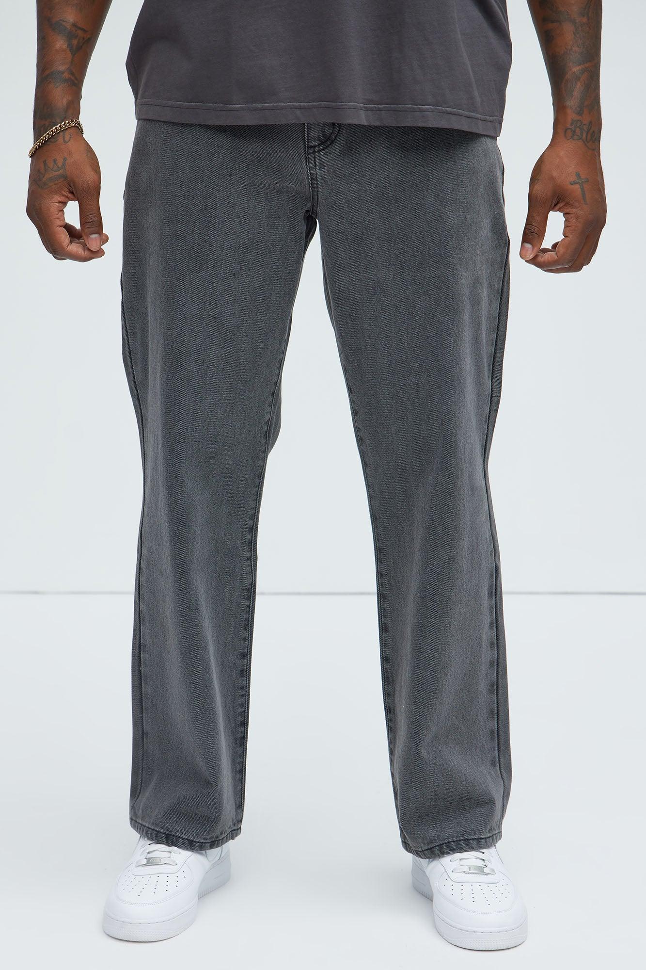 Dean Straight Jeans - Charcoal Product Image