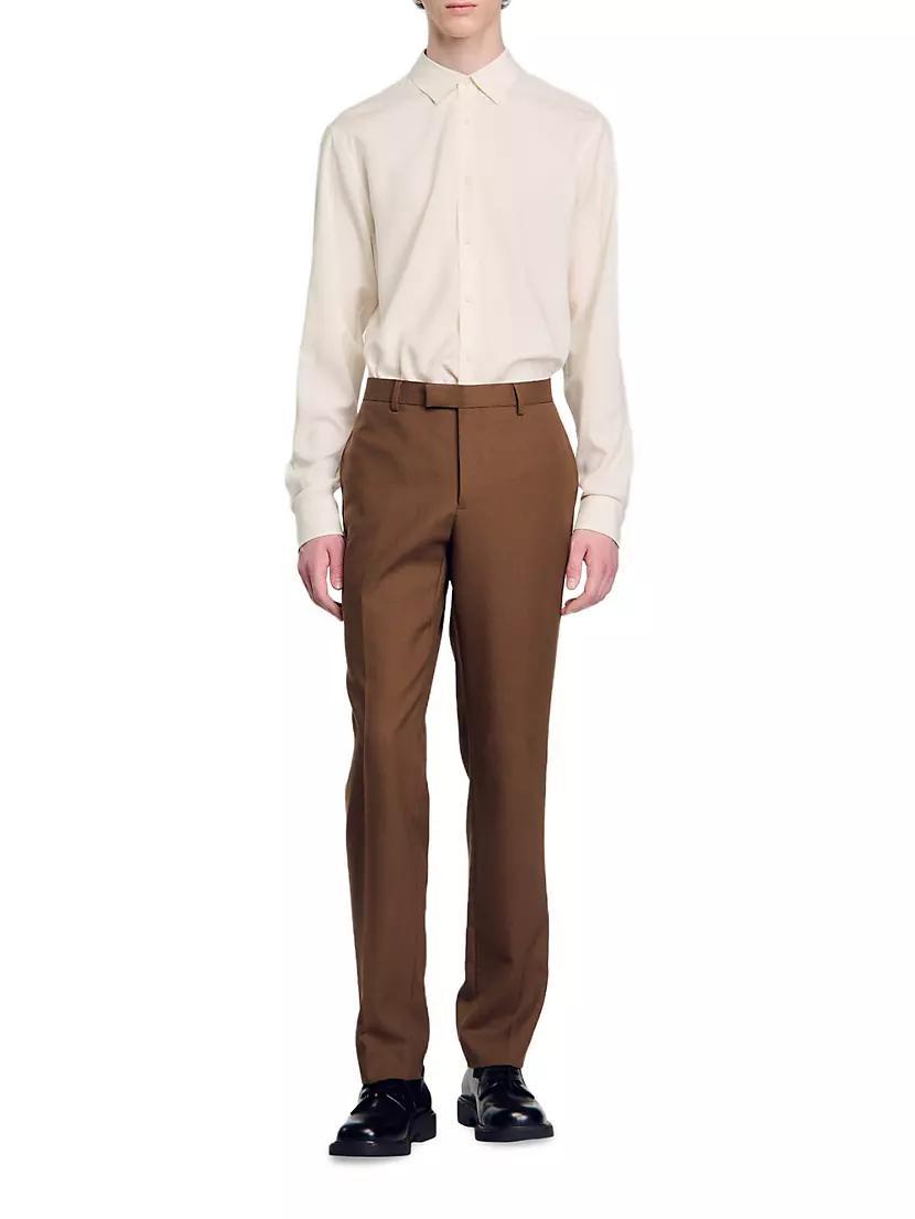 Wool Suit Trousers Product Image