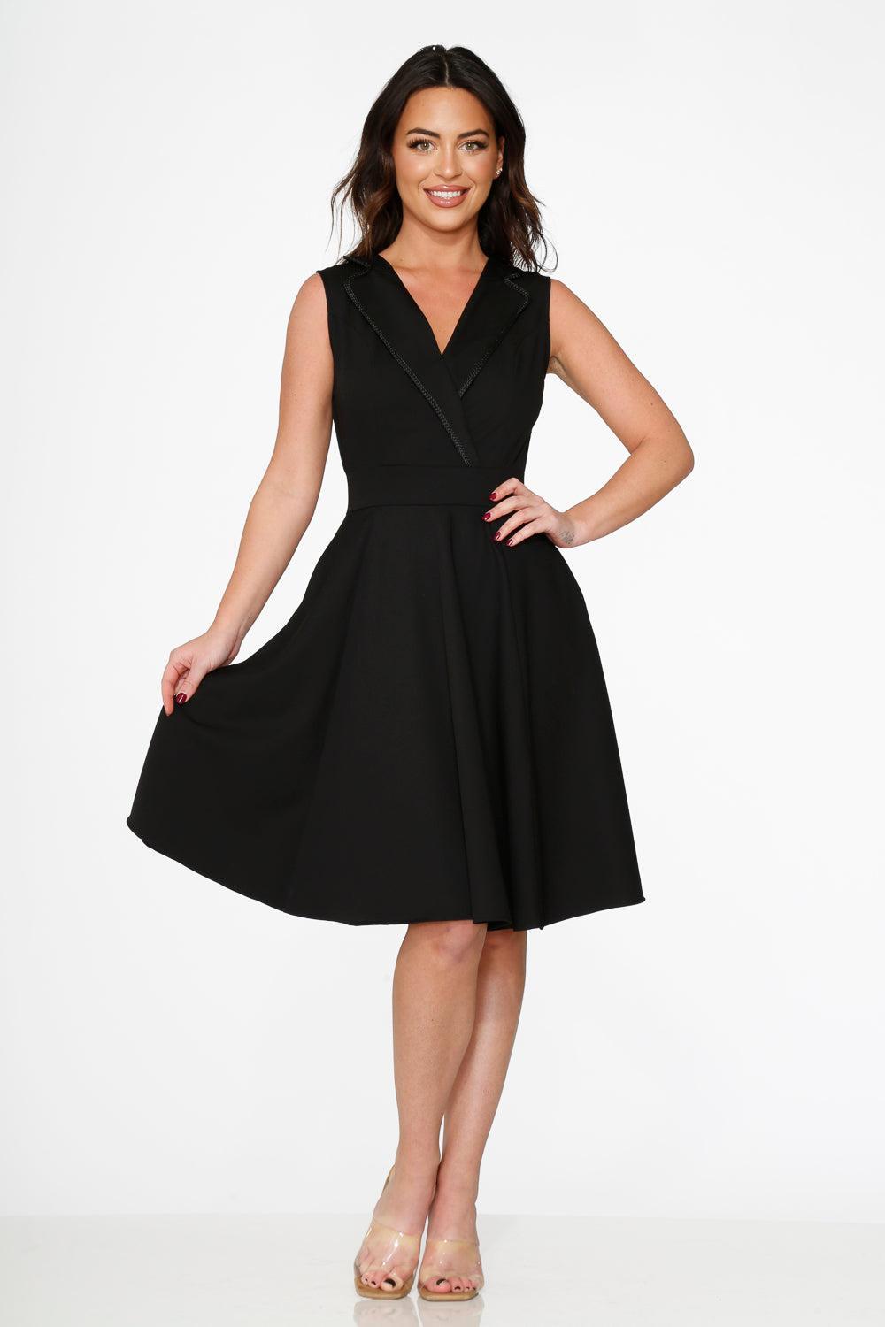Black Swing Dress Product Image