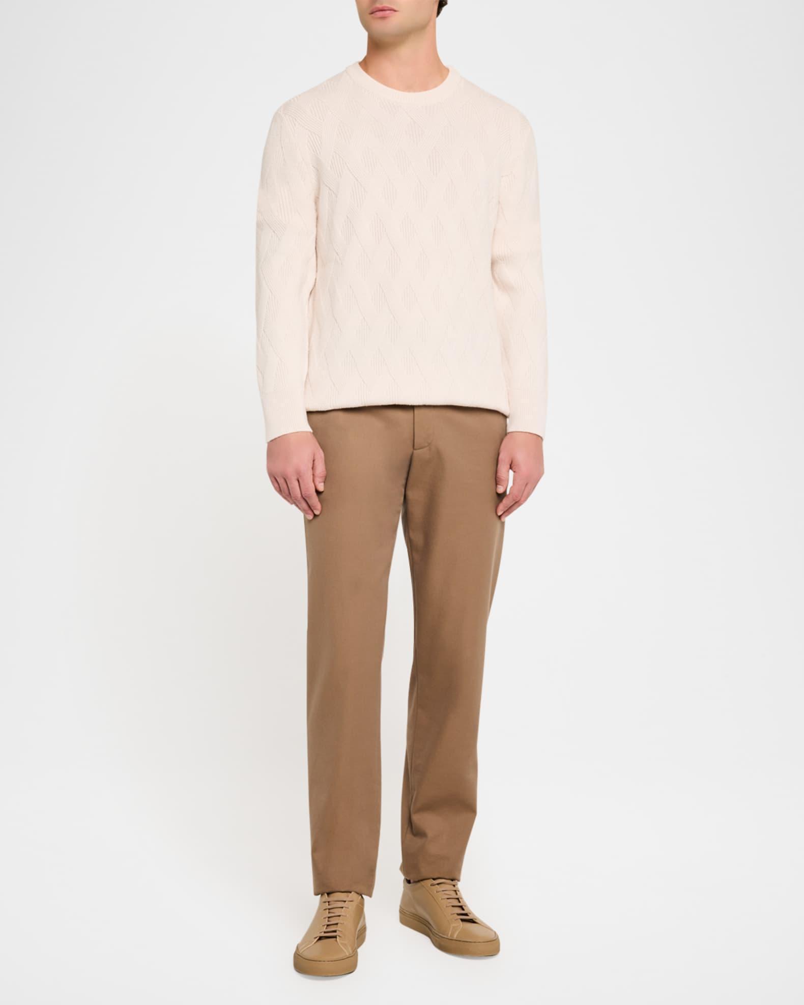 Men's Elfredo Wool Textured Crewneck Sweater Product Image