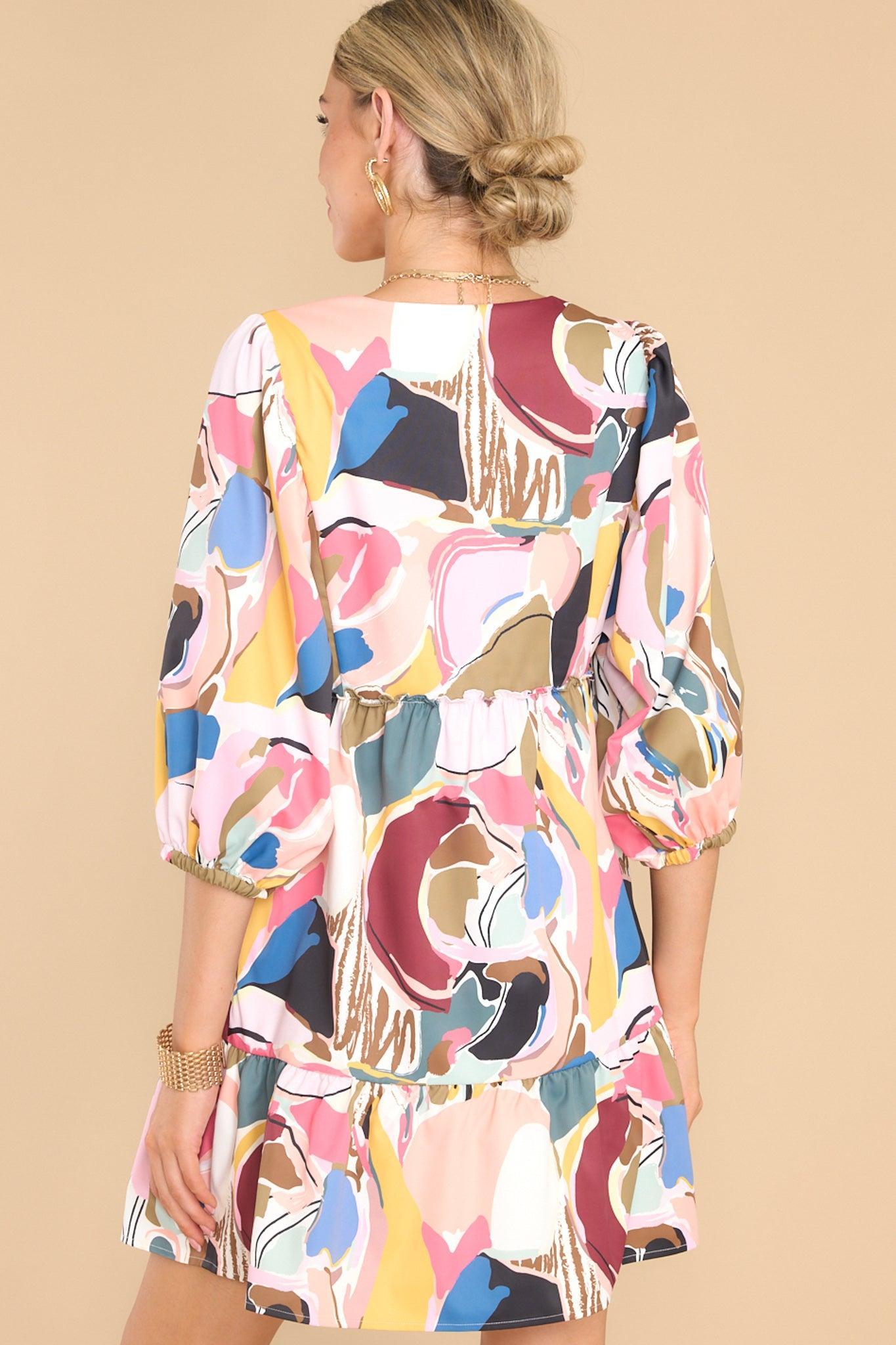 Addison Abstract Expressions Dress Print Product Image