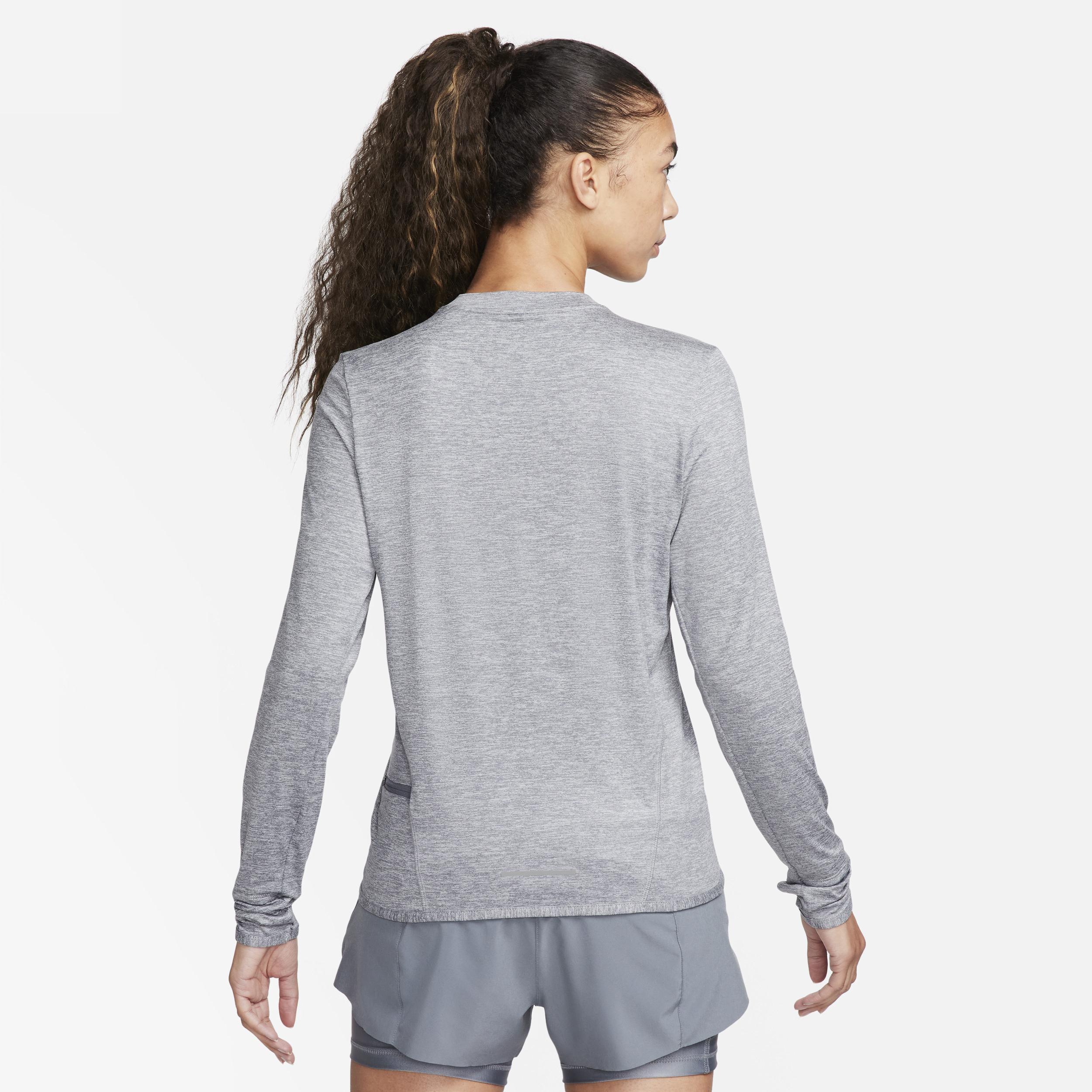 Nike Womens Dri-FIT Swift Element UV Crew-Neck Running Top | FB4297-084 Product Image