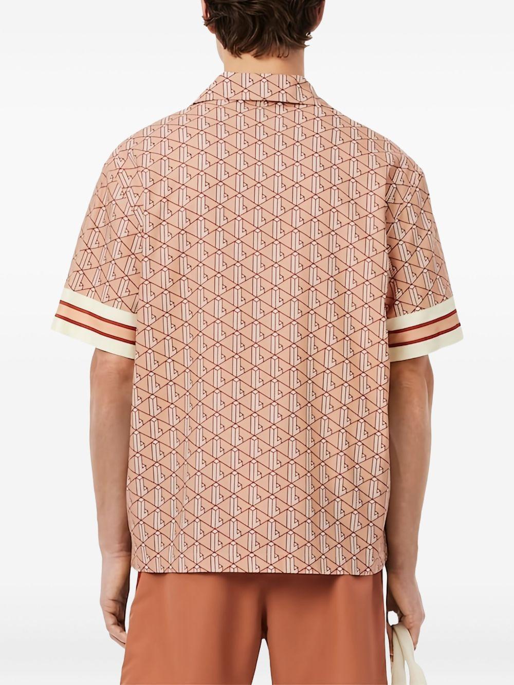 monogram-pattern shirt Product Image