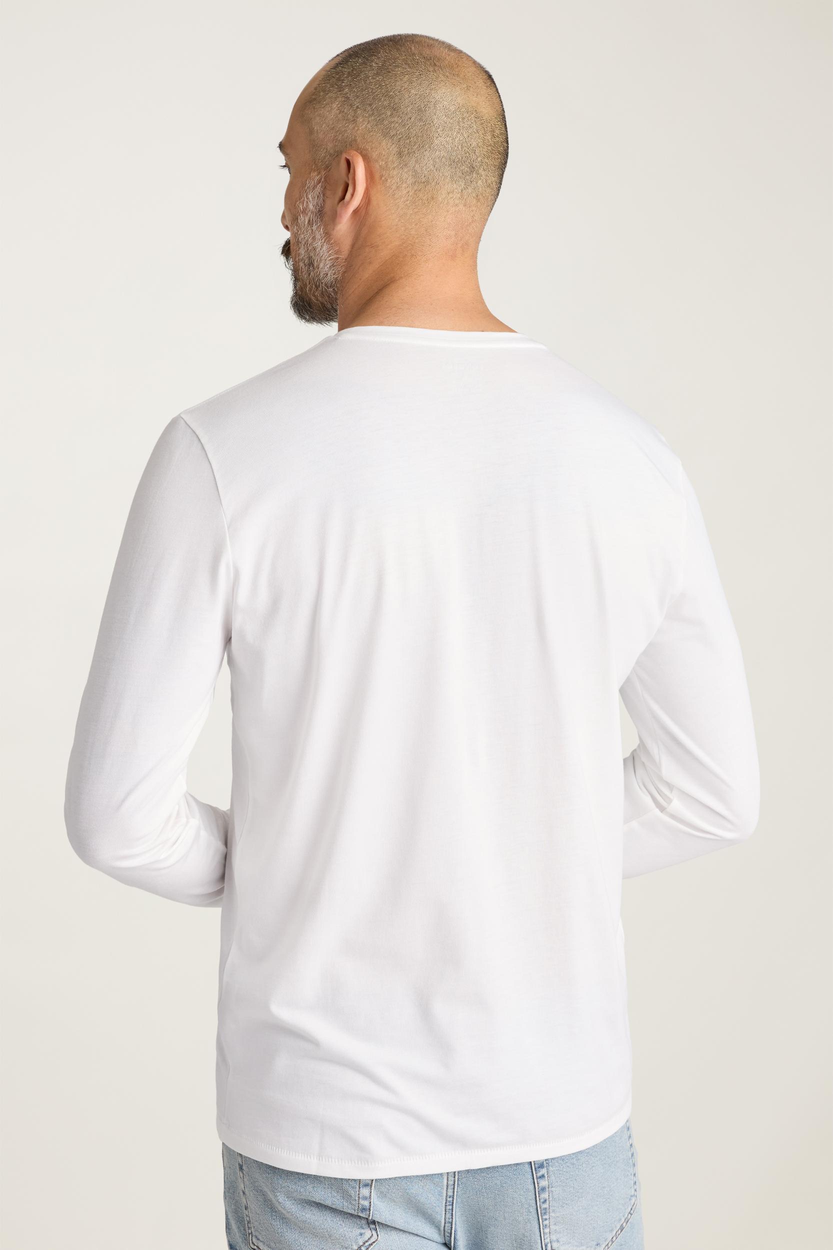 Pima Performance Long Sleeve Henley Product Image