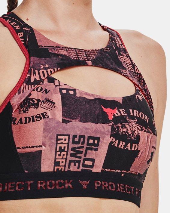 Women's Project Rock Crossback Printed Sports Bra Product Image