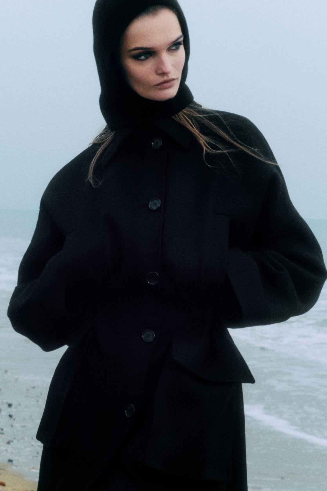 OVERSIZED WOOL WORKWEAR COAT Product Image