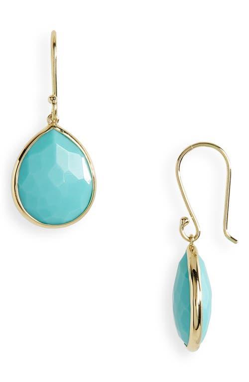 Small Teardrop Earrings in 18K Gold Product Image