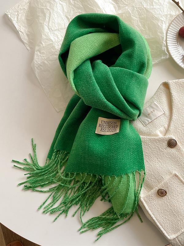 Keep Warm Tasseled Shawl&Scarf Product Image