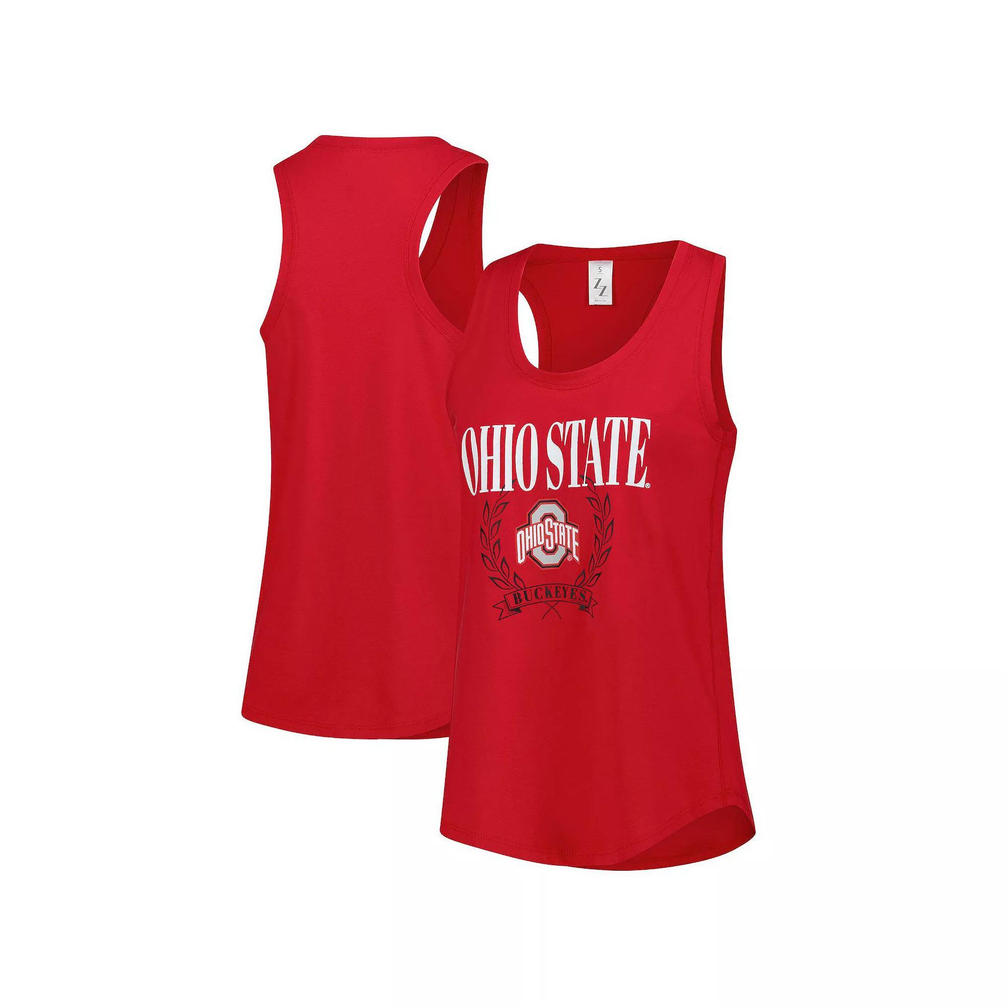 Women's ZooZatz Scarlet Ohio State Buckeyes Everyday Tank Top,  Product Image