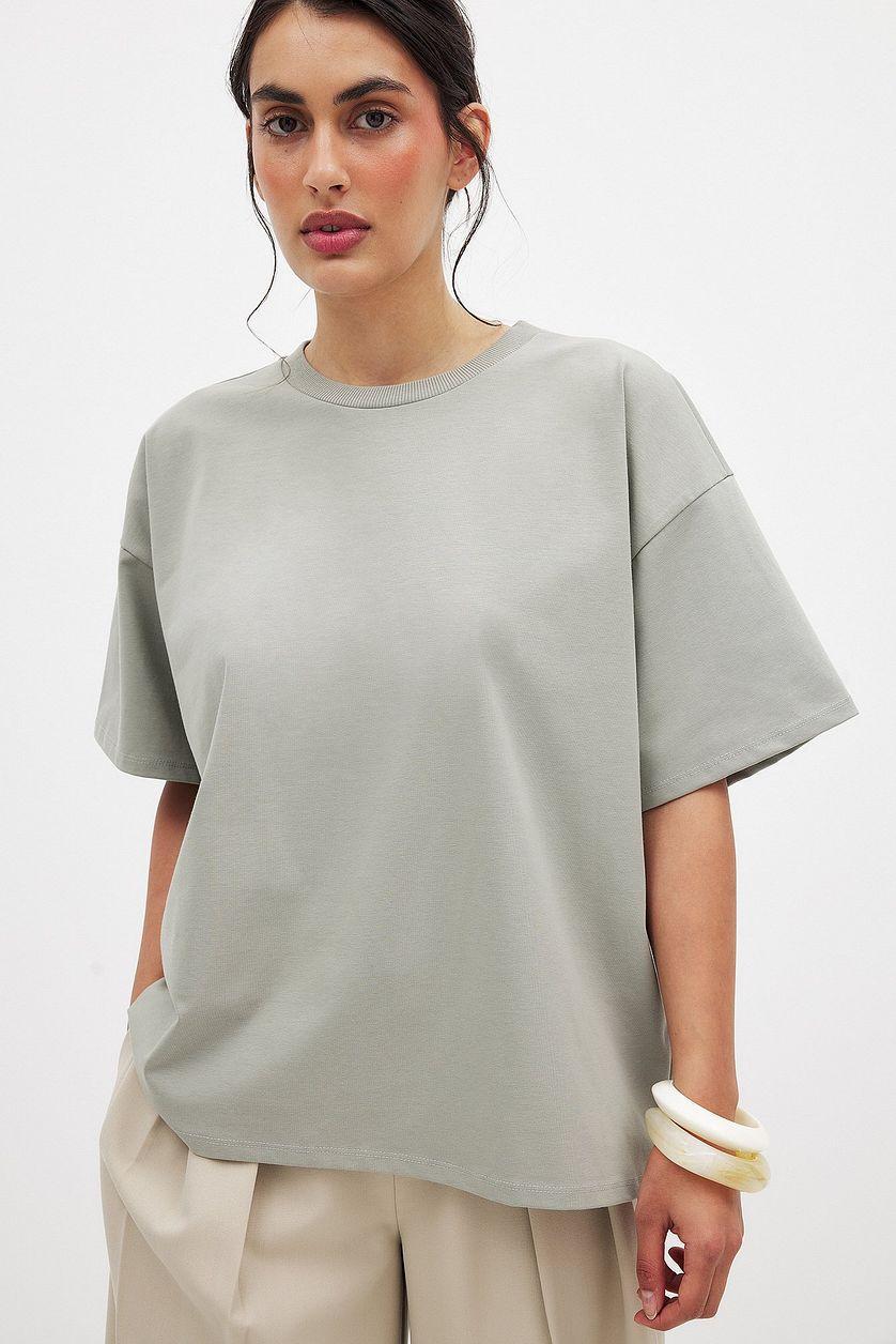 Round Neck Oversized Heavy Tee Product Image