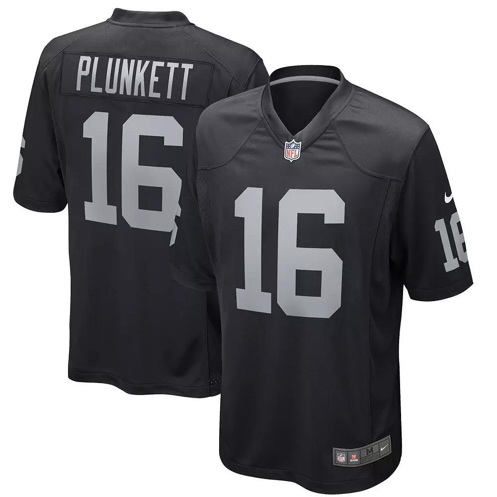 Men's Nike Jim Plunkett Black Las Vegas Raiders Game Retired Player Jersey, Size: XL, Lvr Black Product Image