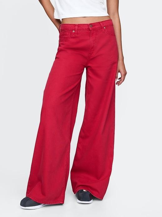 Mid Rise UltraSoft Baggy Jeans Product Image