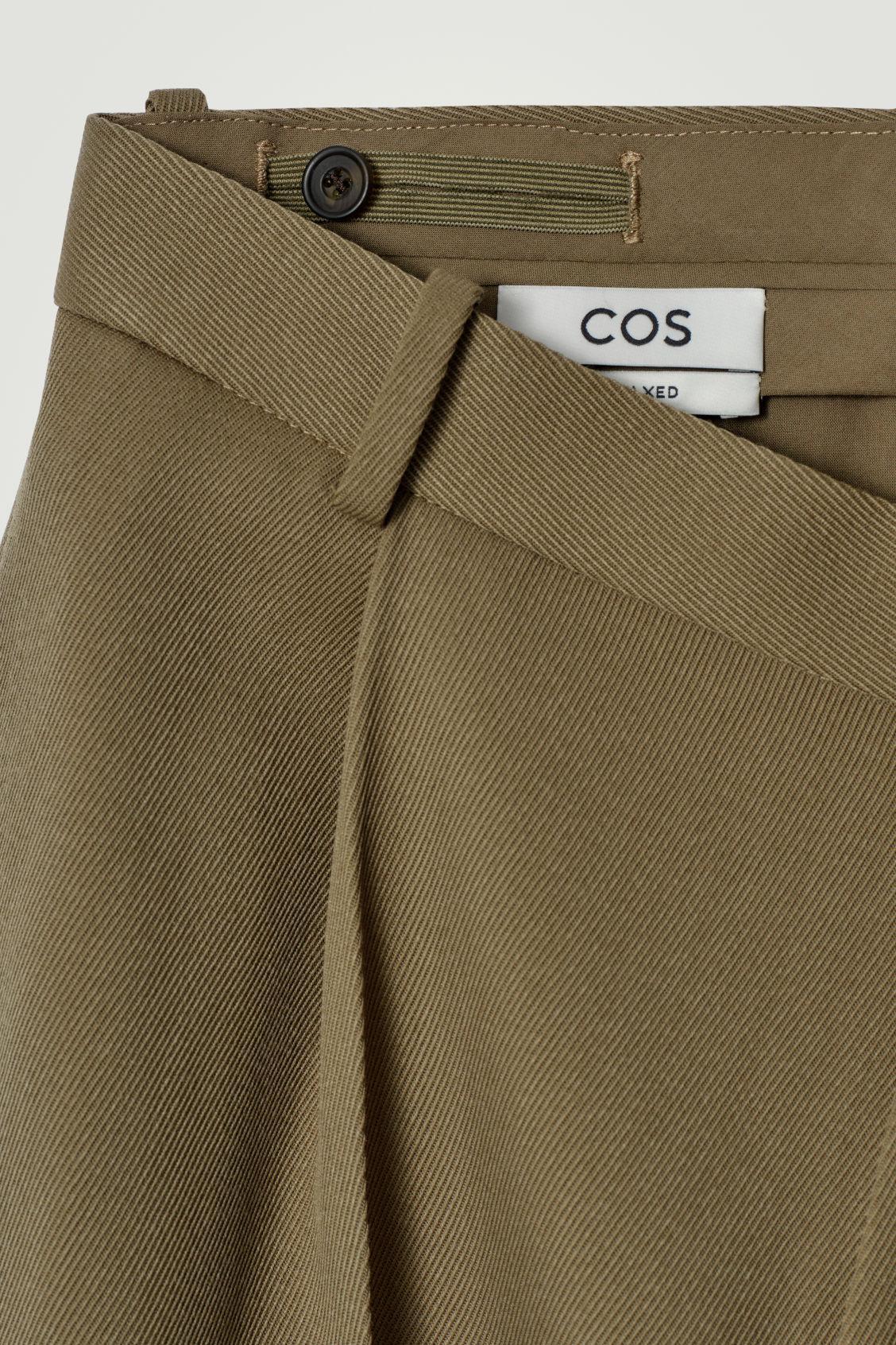 WOOL-TWILL TURN-UP PANTS Product Image