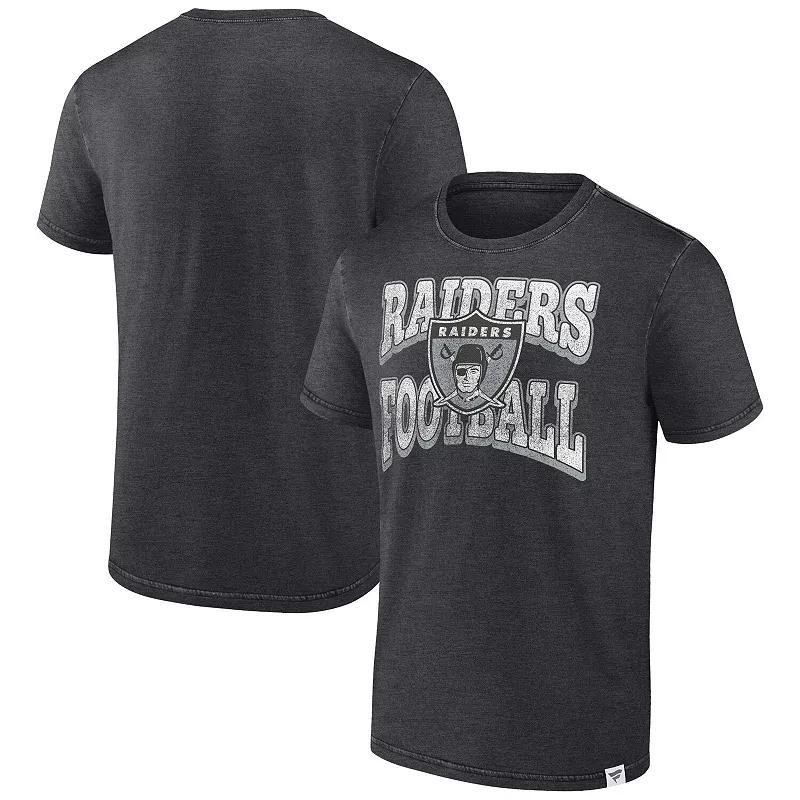 Mens Fanatics Branded Heather Charcoal Las Vegas Raiders Force Out T-Shirt Product Image