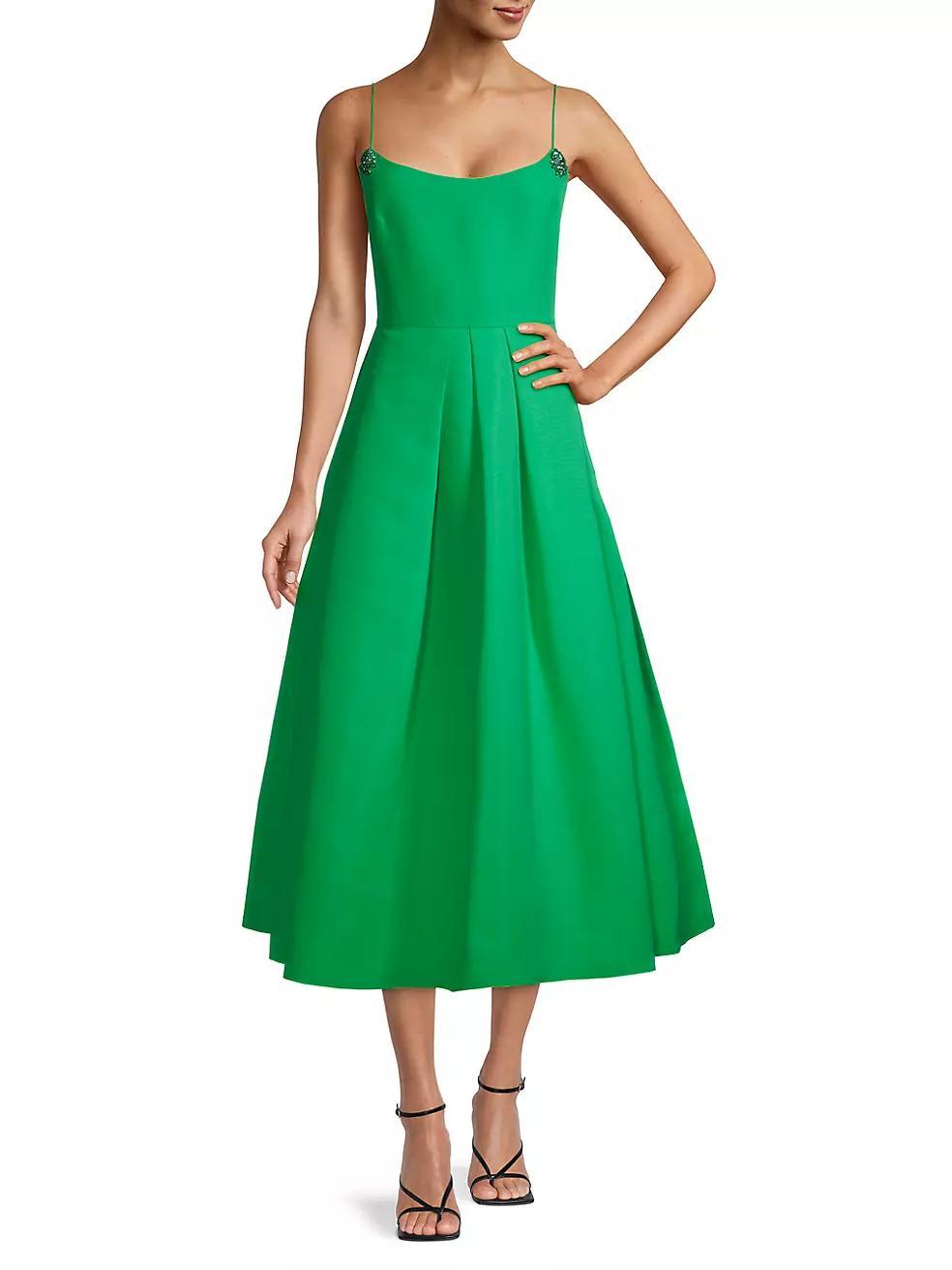 Audra Pleated Cocktail Dress Product Image