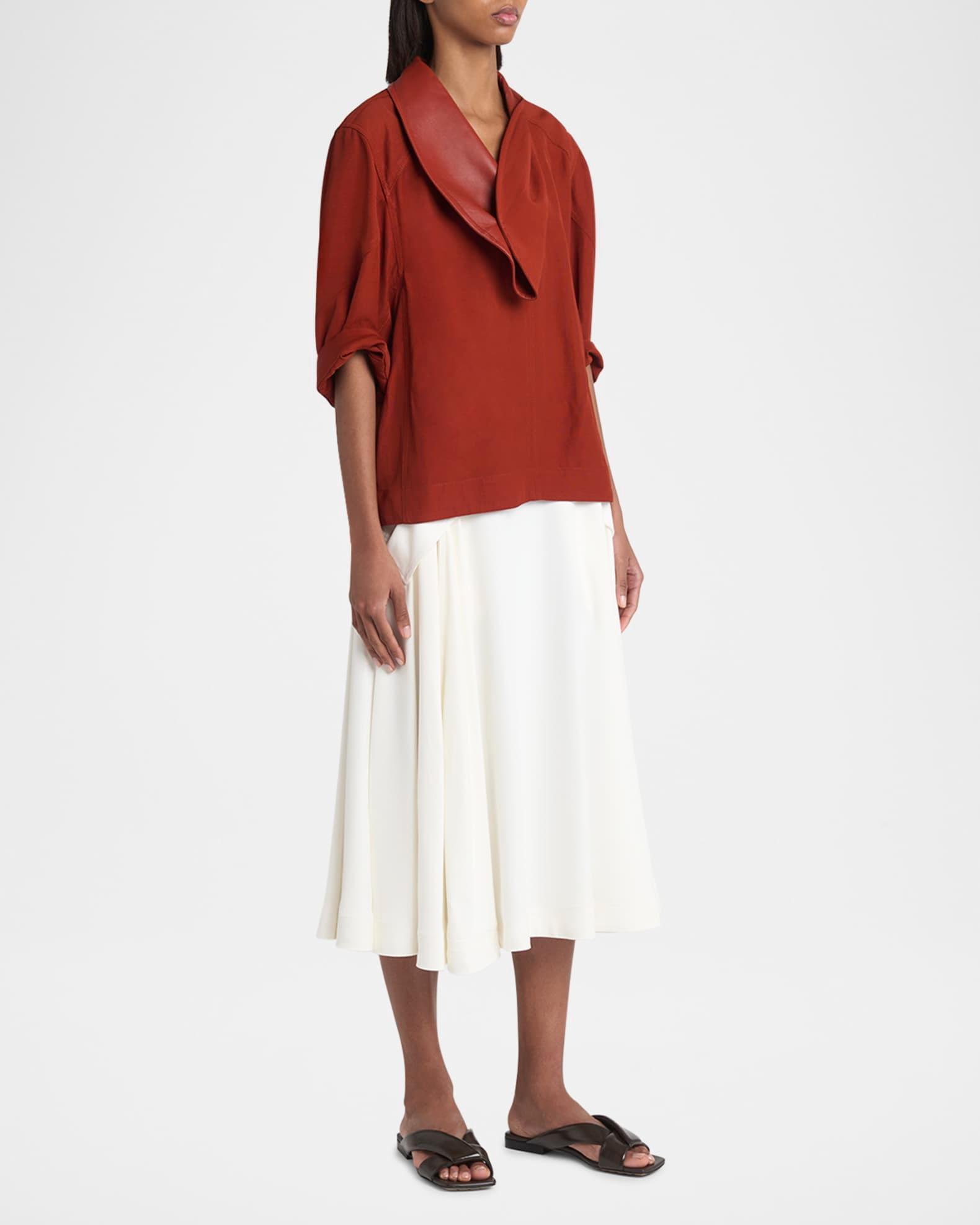 Riva Criss Cross Leather Flat Sandals Product Image