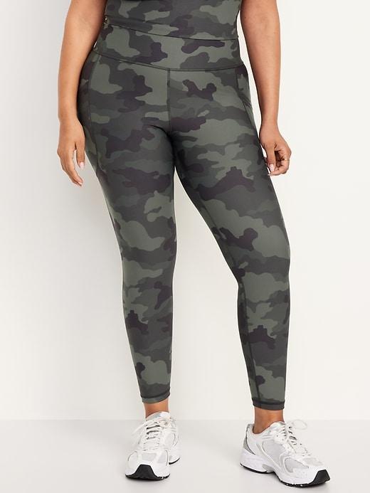 High-Waisted PowerSoft Rib Leggings Product Image