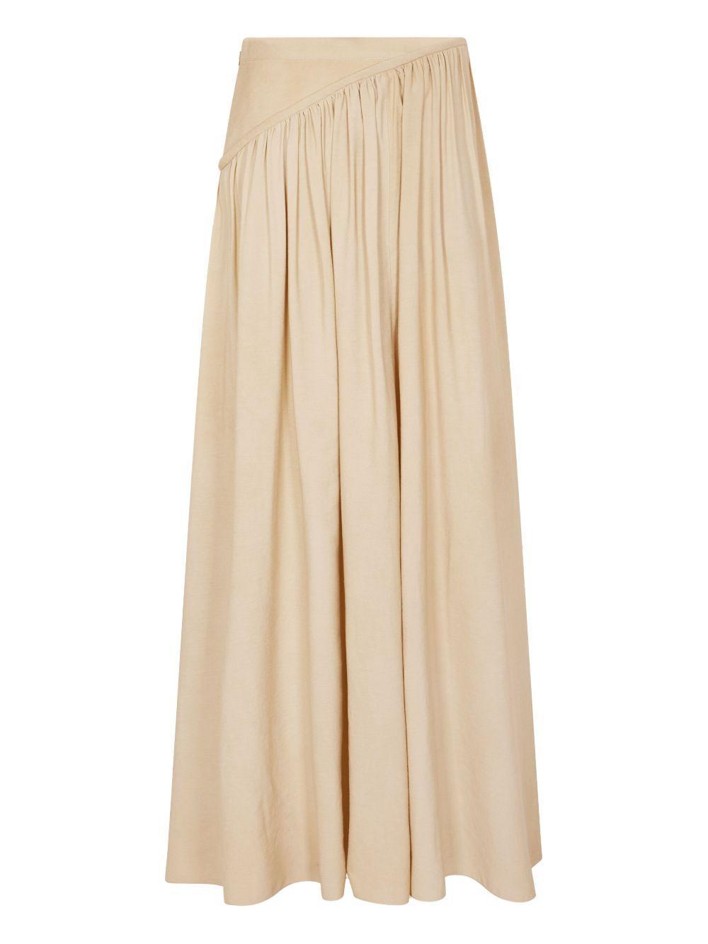 twill maxi skirt Product Image