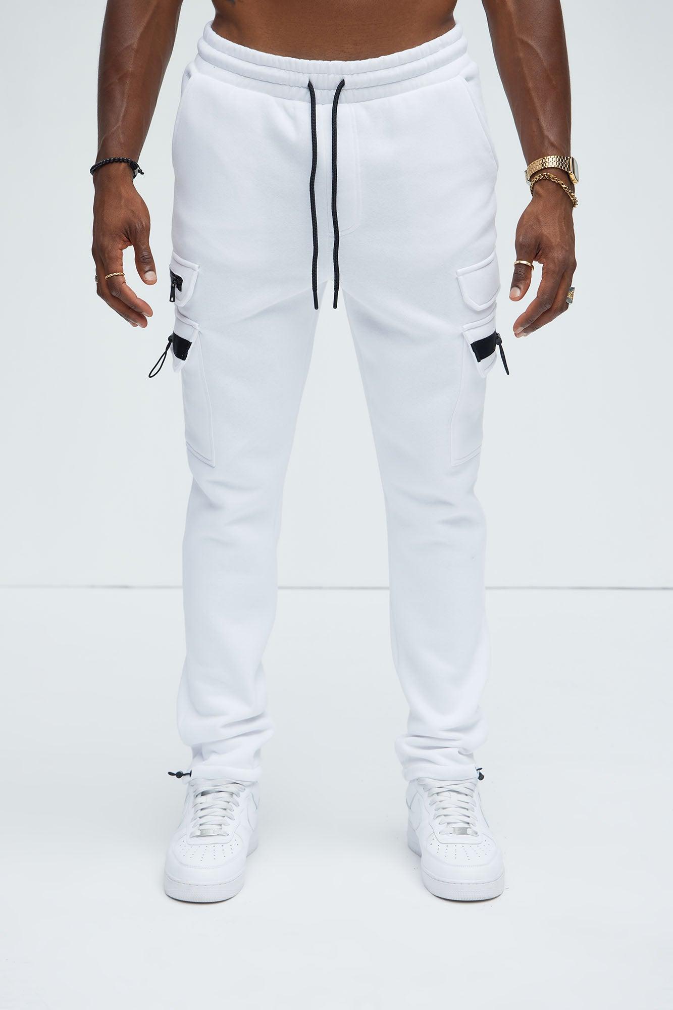 Es Cargo Sweatpants - White Product Image