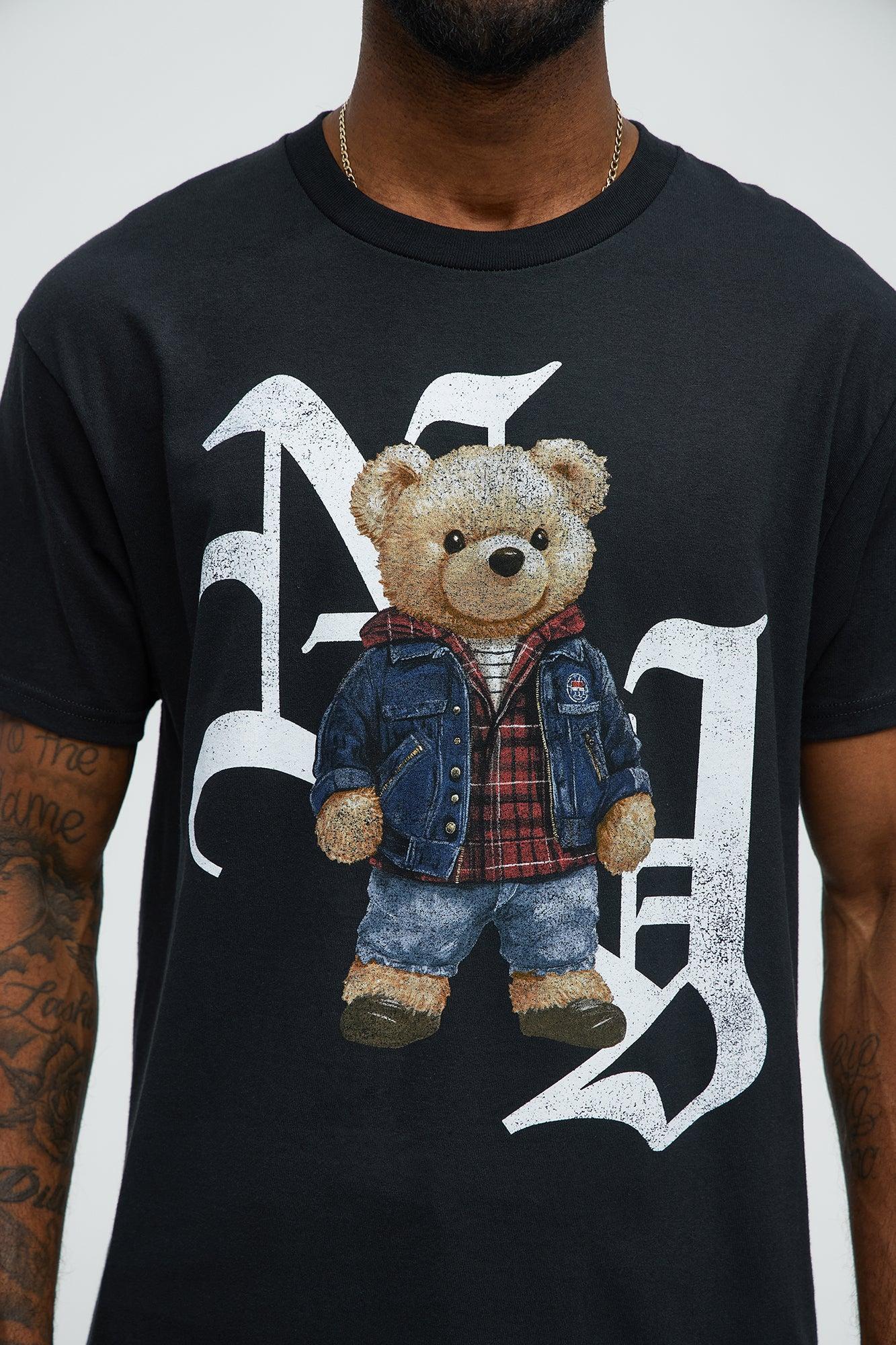 NYC Teddy Short Sleeve Tee - Black Male Product Image