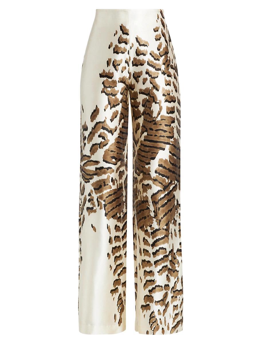 Womens Andie Animal Print Pants Product Image