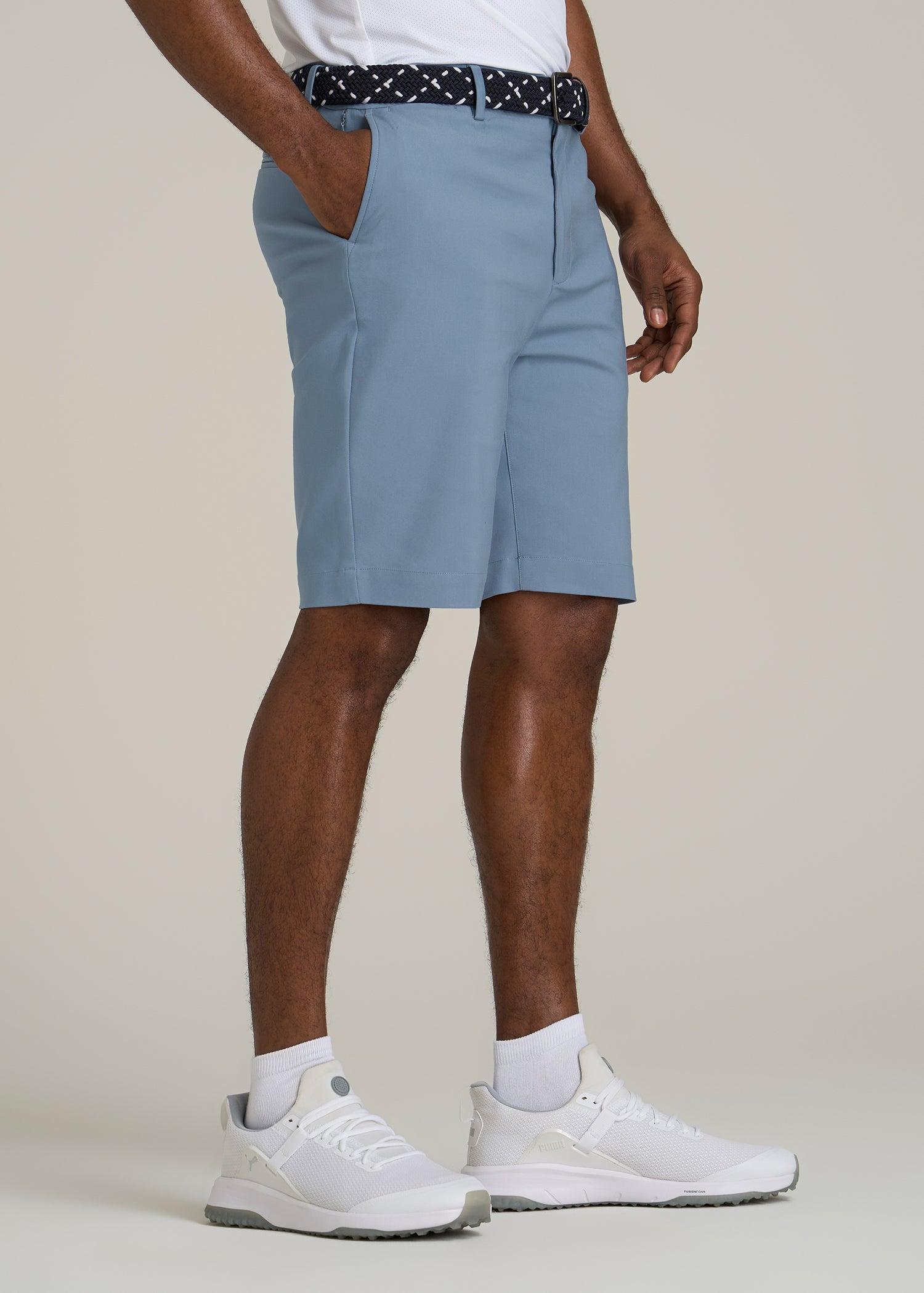 Tech Chino Shorts for Tall Men in Chambray Male Product Image